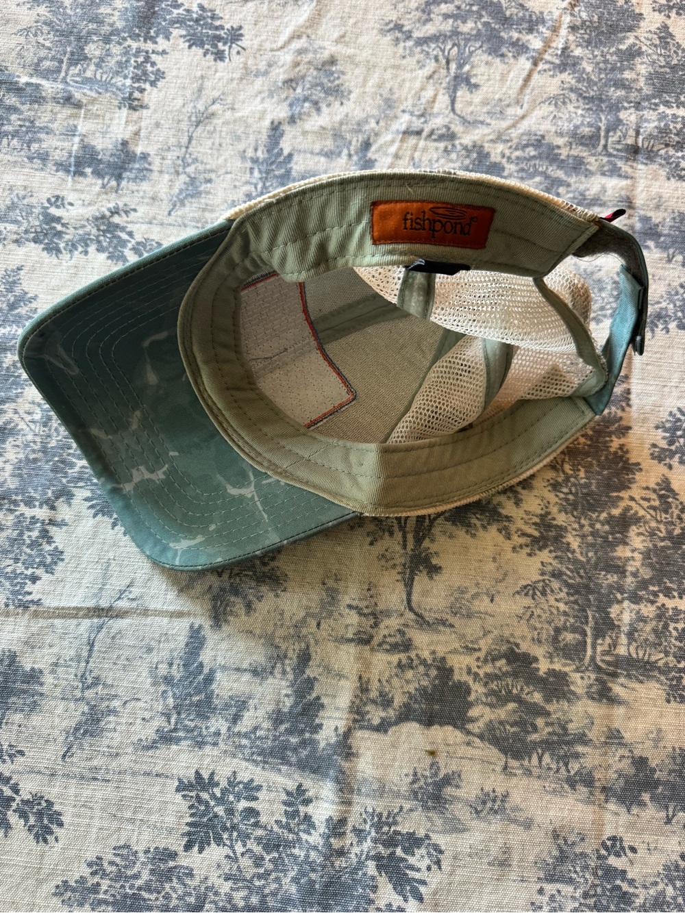 Fishpond Men's  Hat with Fish Patch Logo - Picture 2 of 2